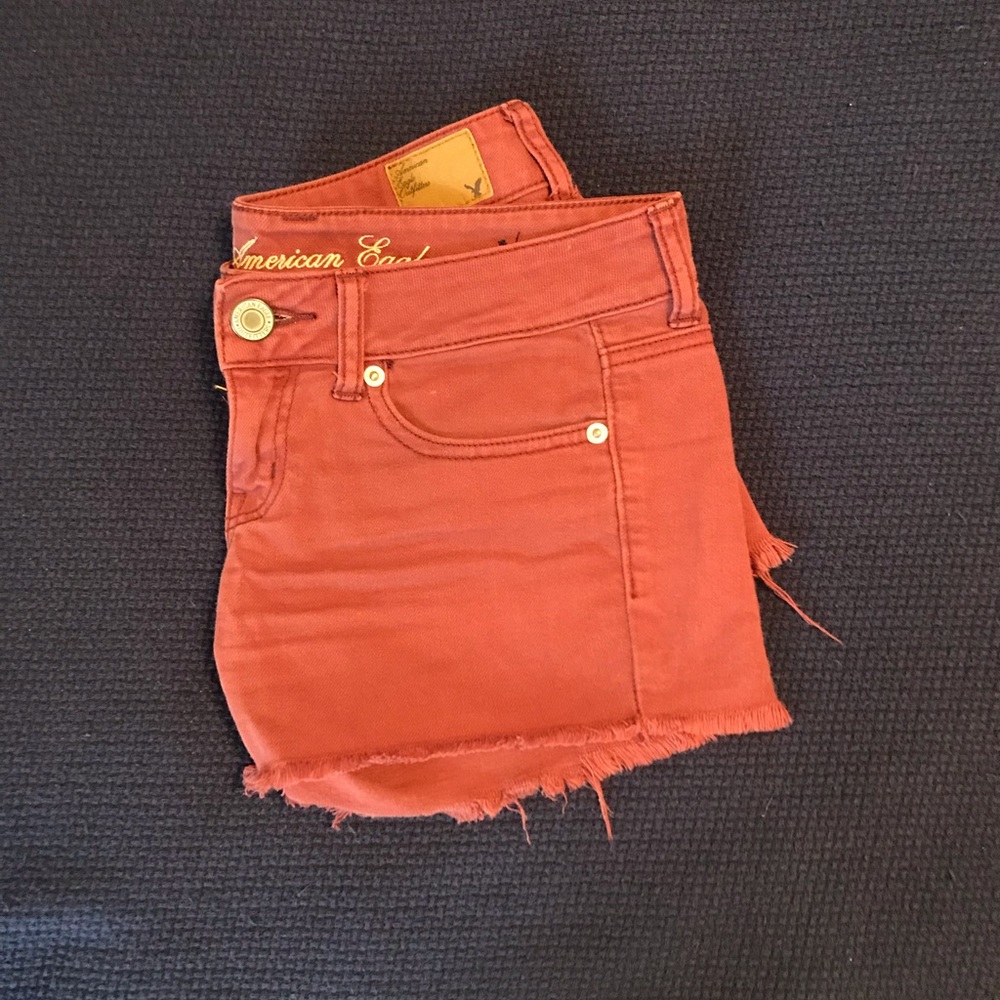 American Eagle Maroon Shorts